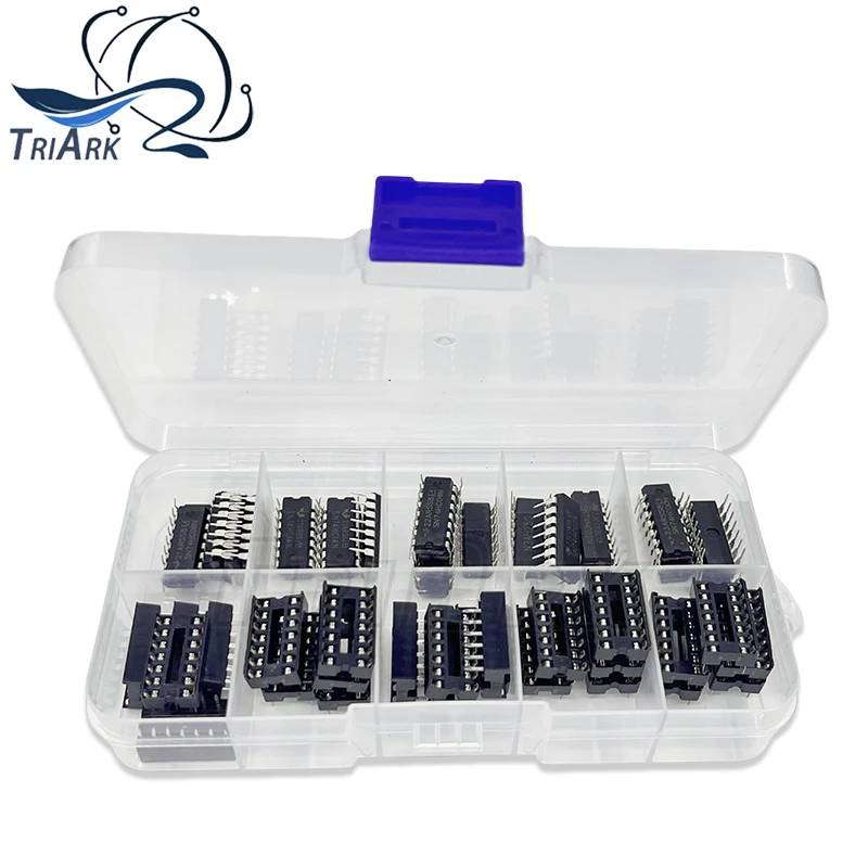 50PCS/Set Electronic Component Assortment Kit 74HC00 74HC02 74HC04 DIP-14 74HC08 74HC14 DIP