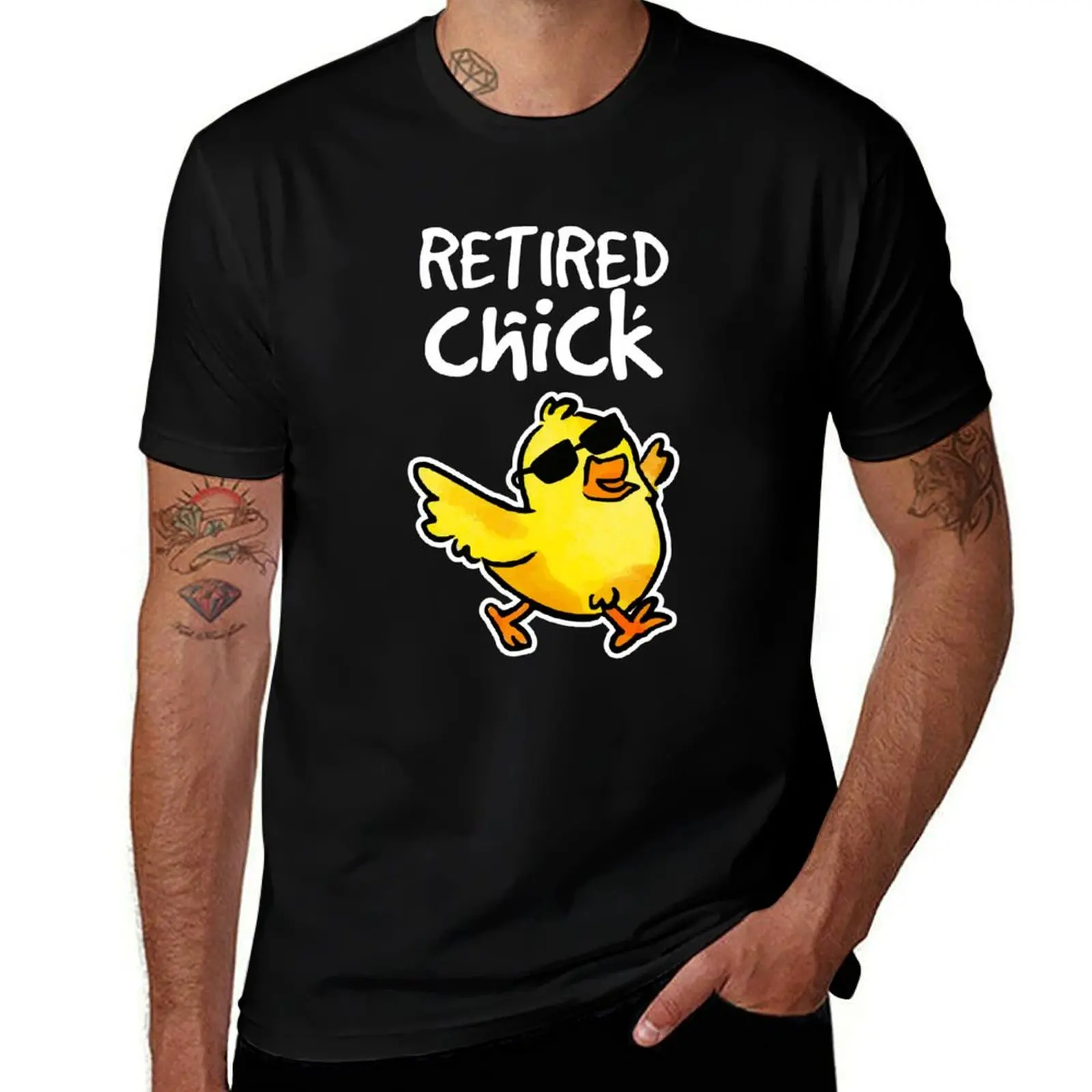 

Retired Chick design, Funny Retirement Tee, Cute Retirement T-Shirt t shirt man designer funny t shirts cotton T-Shirt