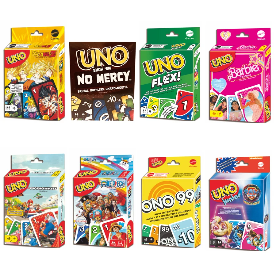 Uno No mercy Game Board Games UNO Cards Table Family Party Entertainment UNO Games Card Toys Children Birthday Christmas