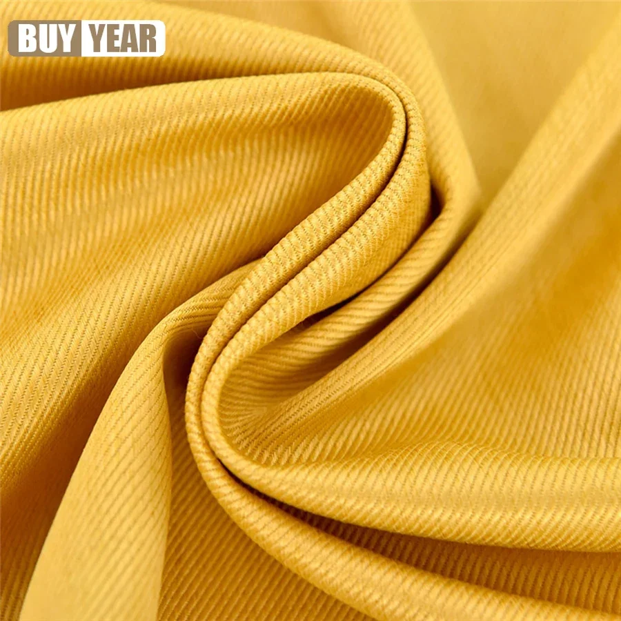 

Curtains For Living Room Orange Modern Blackout Yellow Linen Cotton Thick Heavy French Window Treatment Drapes Cortinas
