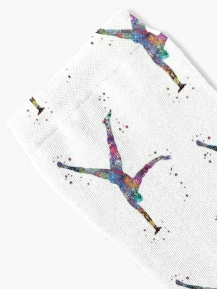 Gymnastic balance on one hand Socks kids anime Socks Men Women's