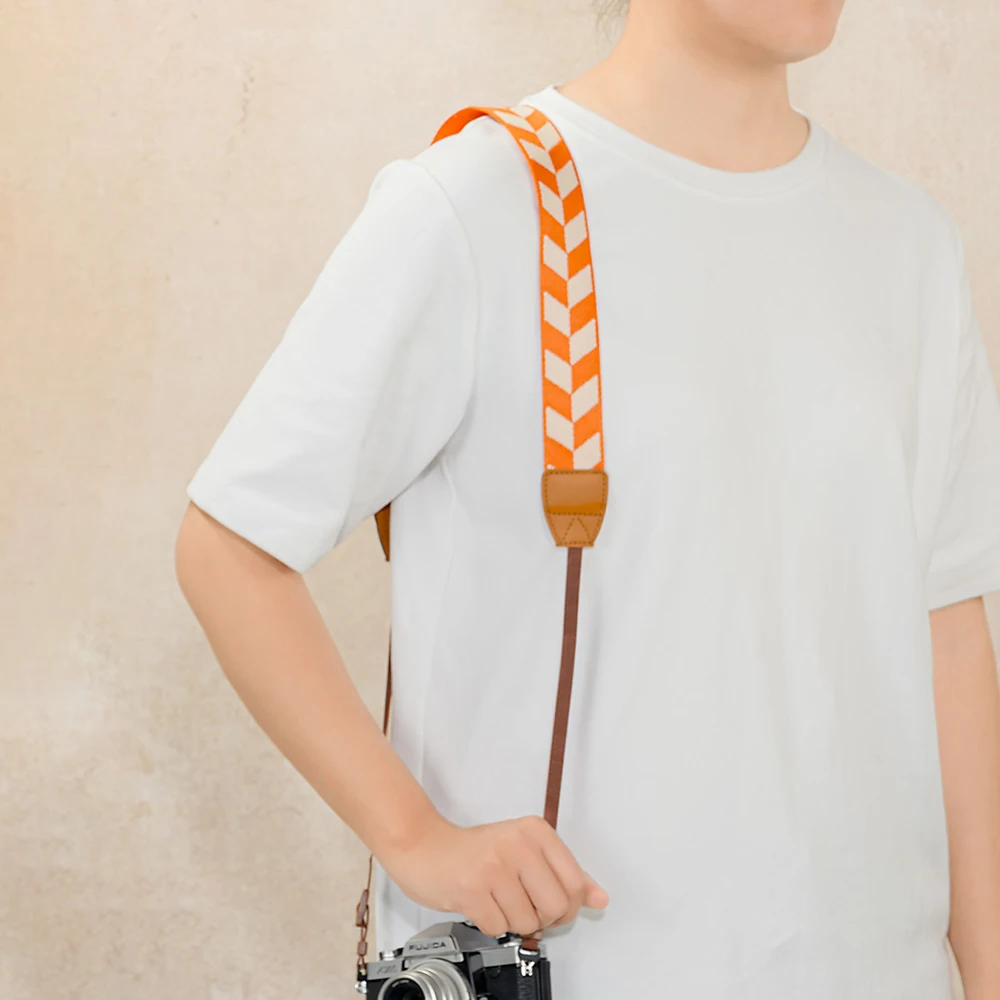 3.8cm Classic Camera Neck Shoulder Strap Lightweight for Sony A7C II ZV-E10 II Canon R50 Fuji X-S20 XT5 Nikon Z6 III Accessories