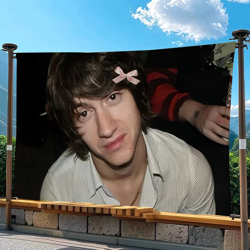 Singer A-Alex Turner flag Advertising Banner for Camping Decoration Outdoor & Garage Wall Hanging Decorations