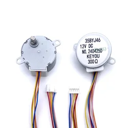 35BYJ46 300 옴 스테퍼 모터 DC 5V 12V 24V 영구 자석 기어 소형 스테퍼 모터 가습기 수리 (10MM 샤프트)