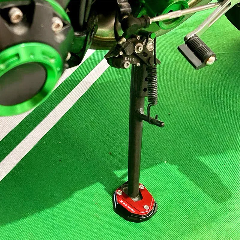For Kawasaki ZX6R ZX-6R 2025 ZX10R ZX 10R 2007-2025 2024 CNC Motorcycle Foot Side Stand Kickstand Enlarger Support