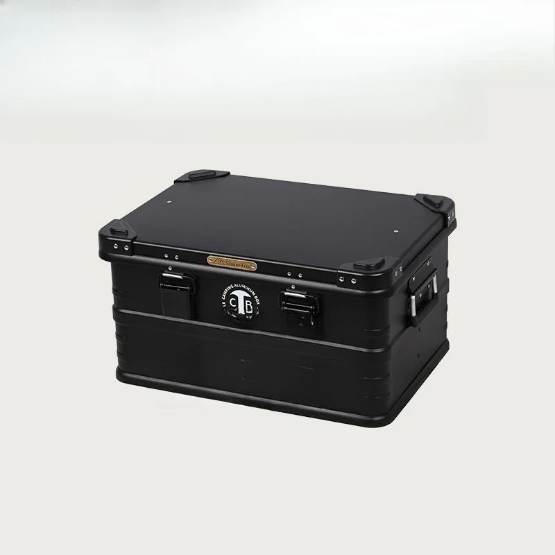 Outdoor storage aluminum box, camping storage multi-functional waterproof car box