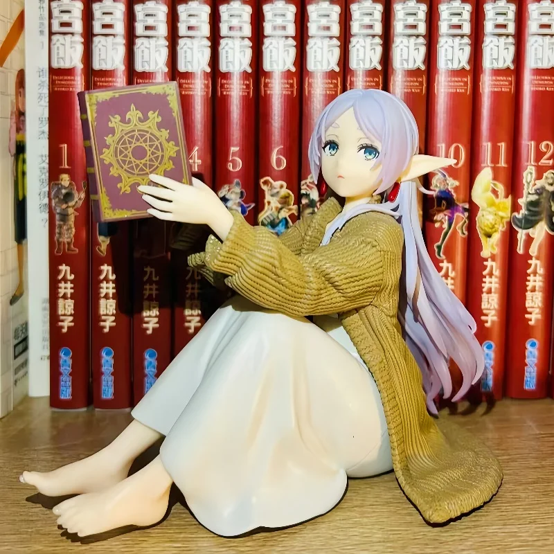 

Original Genuine Taito Frieren: Beyond Journey'S End 13cm Frieren Sitting Posture Figures Collection Figurestoys Model Toy Gift