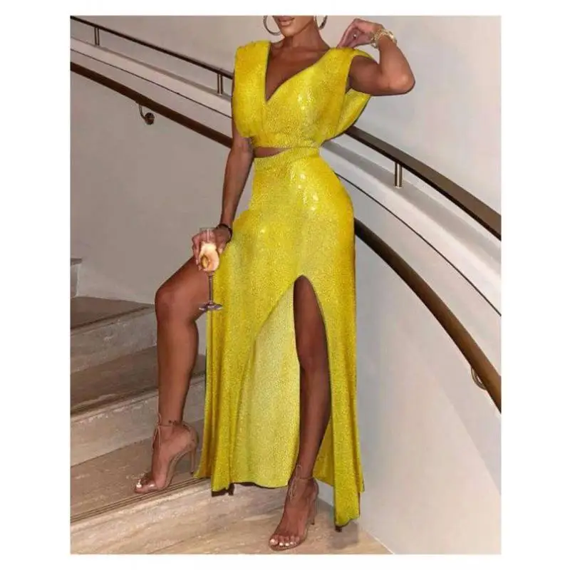 

Women's Long Skirt Cross-Border Sle Autumn Season Seven-Quarter Sve Casual Sports Suit UCF828 Brand Unbranded