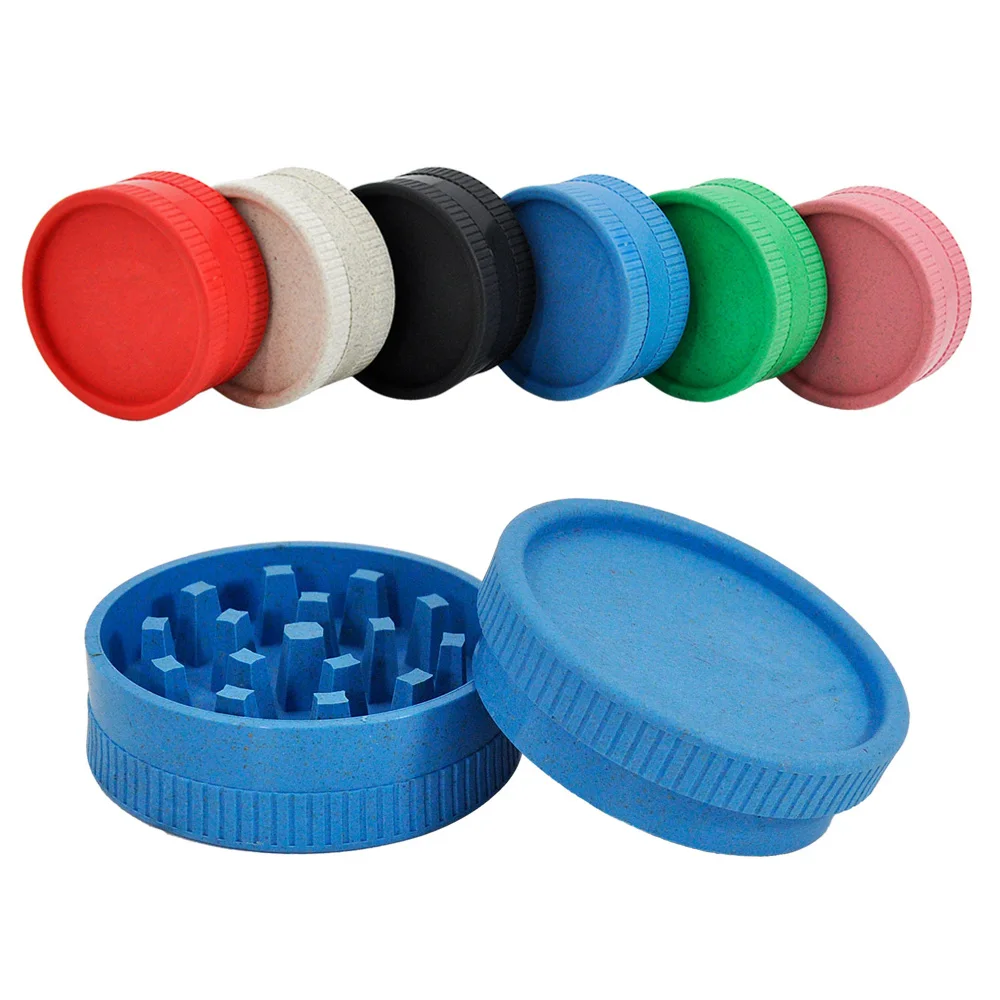 HONEYPUFF 2 Layers 56mm Herb Grinder Plastic Spice Crusher Hand Miller Fumar Accessories