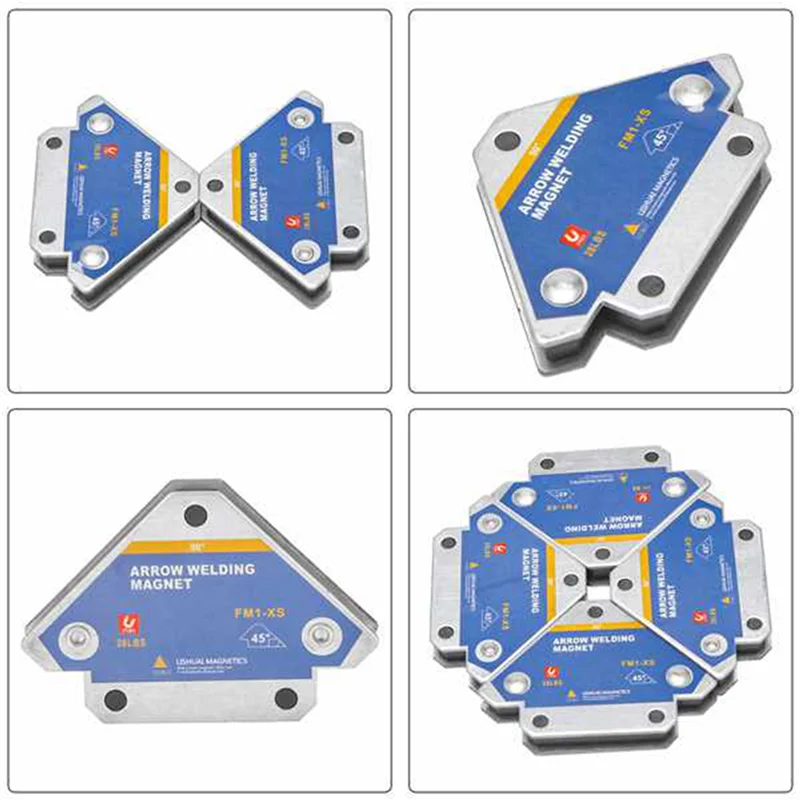 

【Shopper’S-Favorite!】12Pcs 50KG Magnetic Welding Holders Angle Solder Magnet Weld Fixer Positioner Ferrite Holding Auxiliary Loc