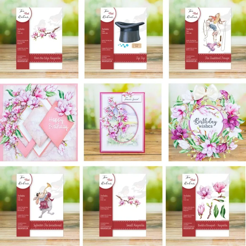 Over the Edge Magnolia Cutting Dies Scrapbook Diary Decoration Stencil Embossing Template DIY Greeting Card Handmade 2026 new