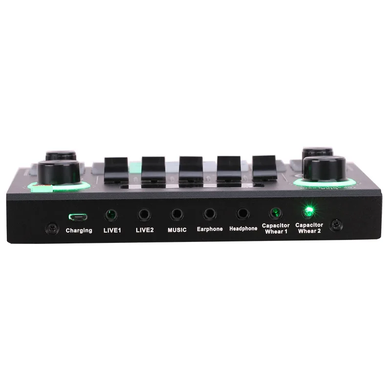 Zehn Artikel TLF Xtuga V9S Hot Selling Plus USB Live Soundkarte o Mixer Soundkarte YouTube Gaming Livestream Aufnahme Lager