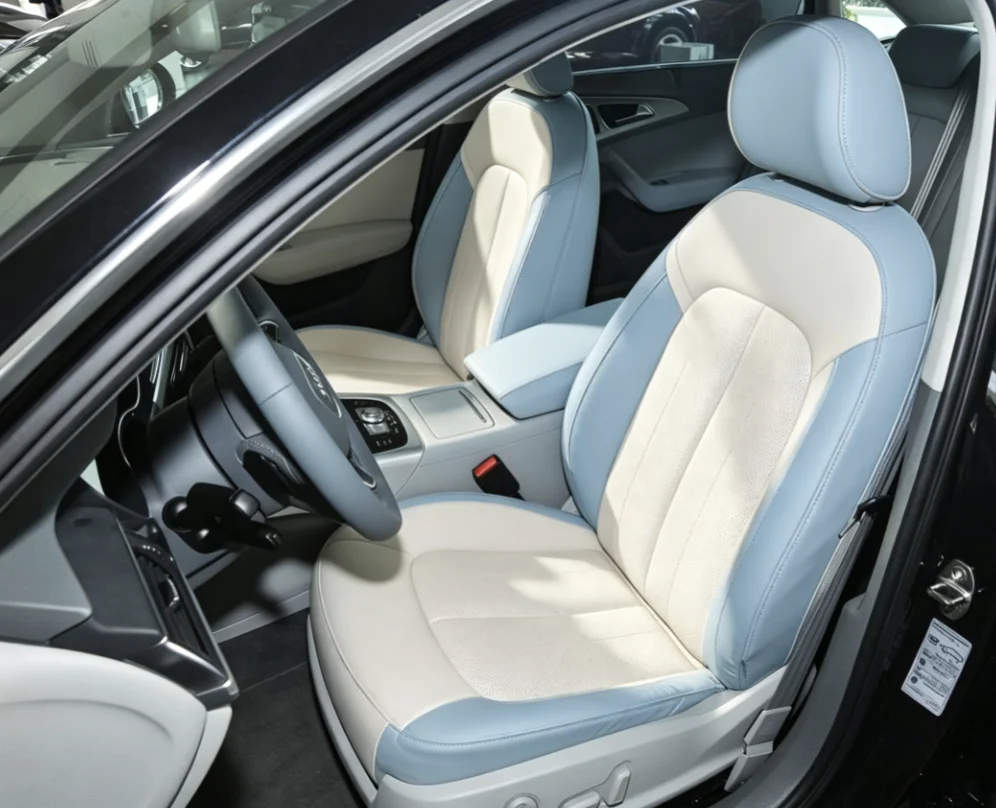 Für Audi A6 C7 2013~2017 Maßgefertigte Autositzbezüge Luxuriöses Nappaleder 100% Passgenau Innenausstattung 360 ° Vollständige Abdeckung – Detail 6