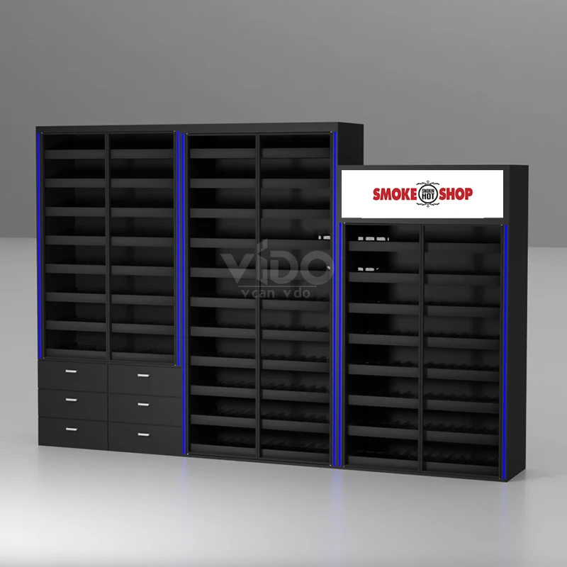 Custom.Supermarket تركيبات المعادن التبغ عرض الرفوف رف انتهازي الرف عرض الربيع تحميل العرض