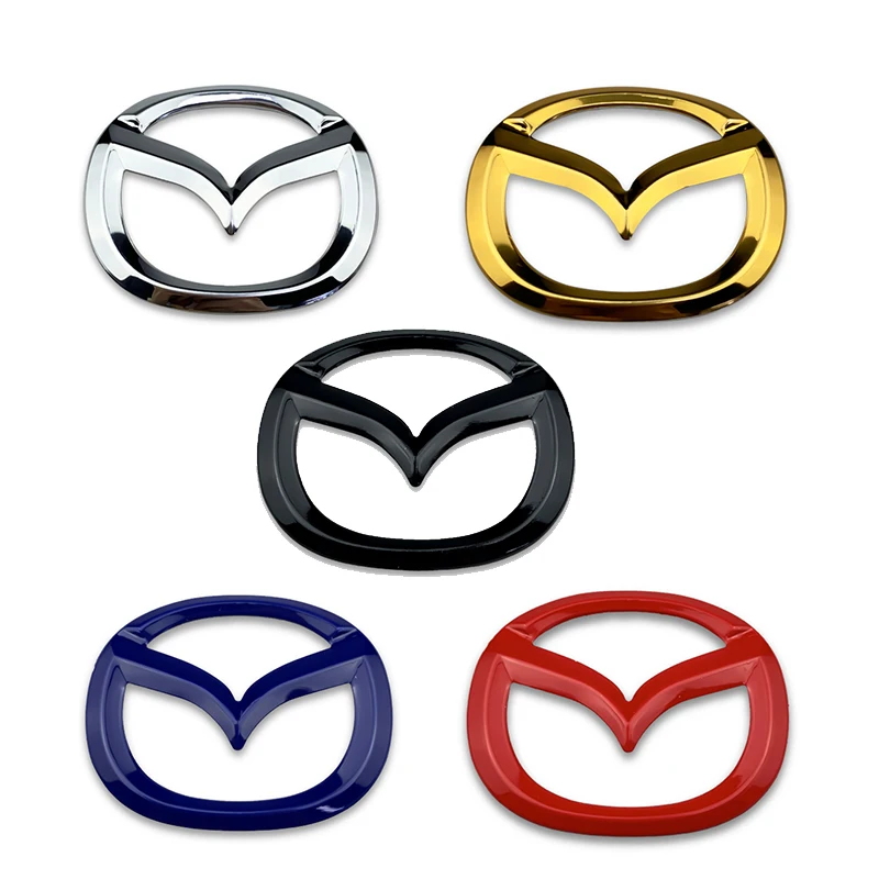 Car Steering Wheel Sticker for Mazda 3 Axela 6 Atenza CX-5 2 Demio CX-3 CX-30 MX5 CX30 Emblem Decal