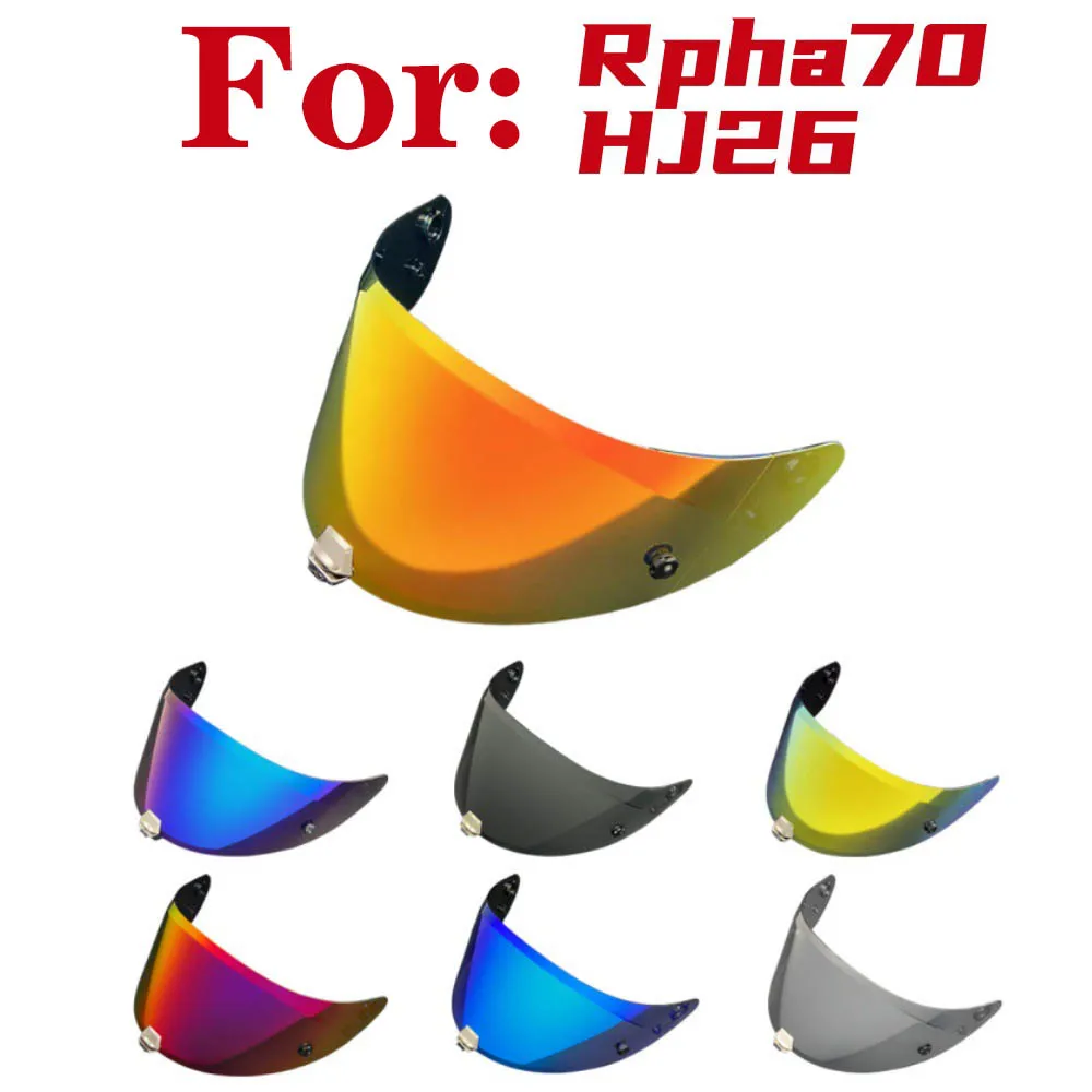 

HJ-26 Motorcycle Helmet Revo Visor Lens for HJC RPHA 11& RPHA 70 Casco Moto Windshield Anti-UV Dust-proof Helmet Shield