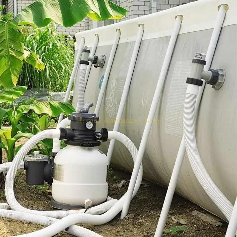 Tuyau pompe piscine D0AB 59 po avec adaptateurs pour les systèmes automatiques piscine en eau salée