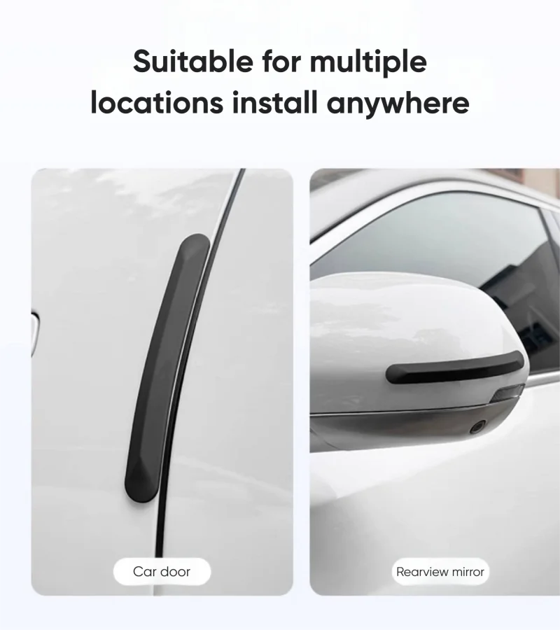 TazerApex Universeller Autotür-Kantenschutz aus Silikon, Aufkleber für Rückspiegel, Auto-Antikollisionsstreifen – Detail 13