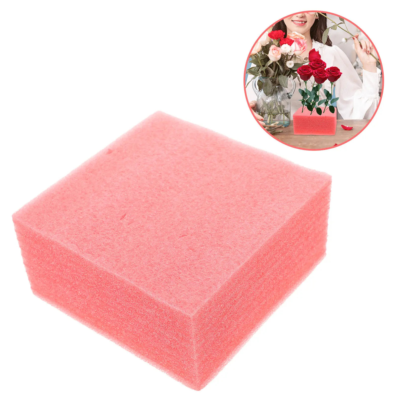

2pcs Blocks For Flower Arrangement Floral Foam Base Craft Diy Mud Large Packing Insert Epe Foam Board Plant Holder Wedding