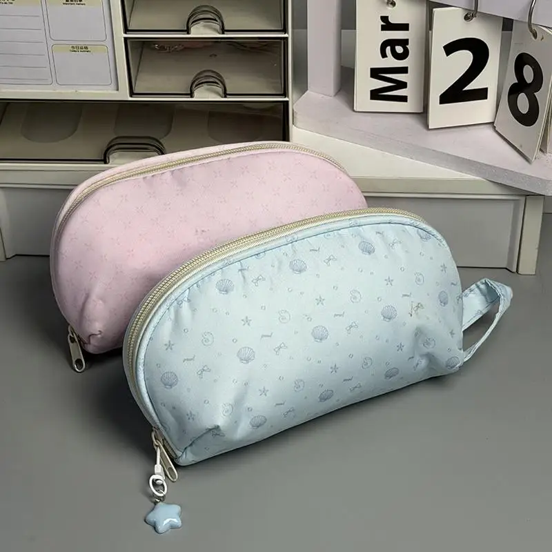 Federmäppchen mit gepunktetem Design, großes Fassungsvermögen, weiche Stifttasche, Schreibwarenbeutel, Schreibwaren-Organizer für den Schulanfang – Detail 8