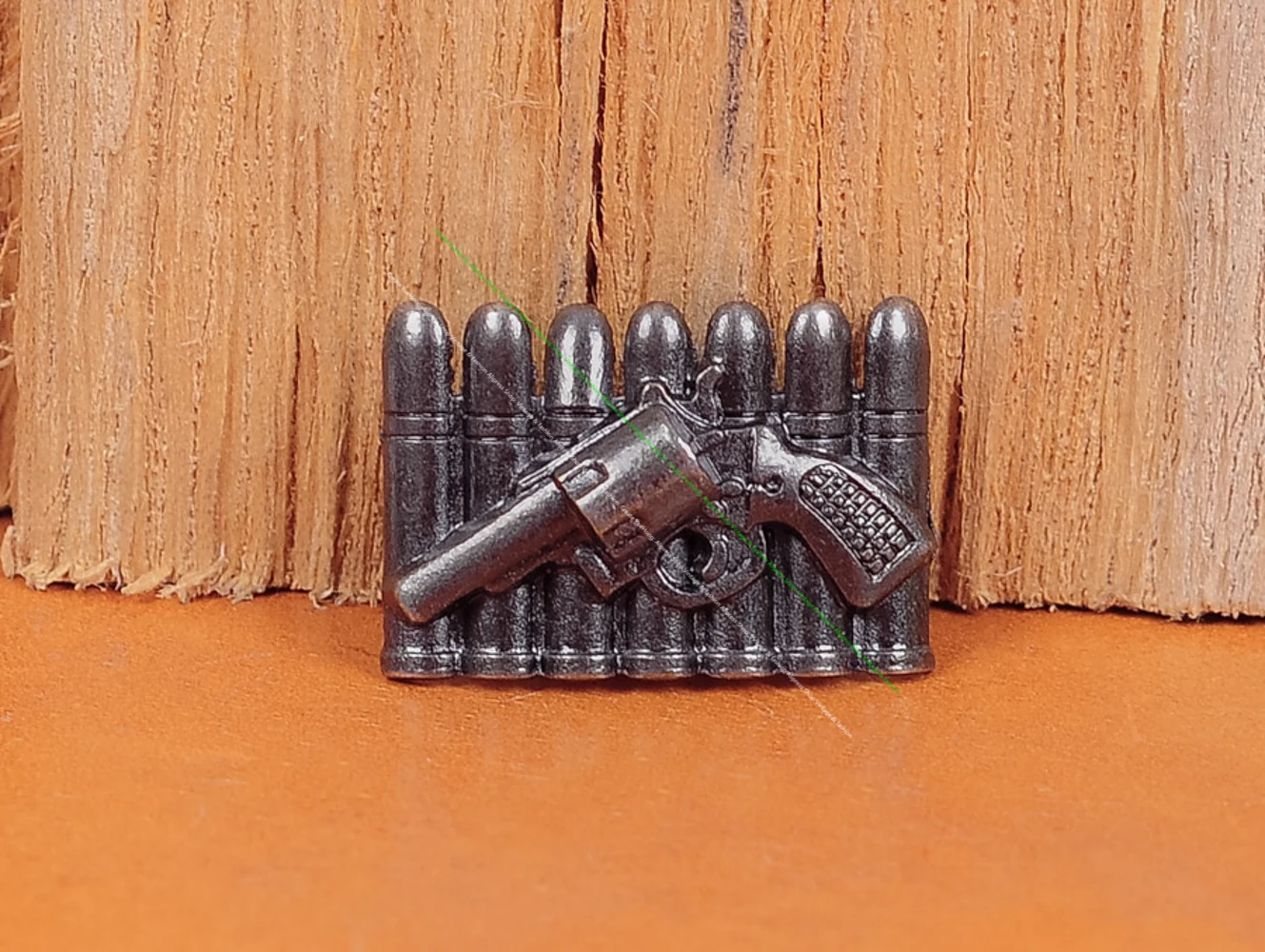 30pcs Antique Silver Gun Bullet Fasteners Rivet Leathercraft Decorative Concho Stud