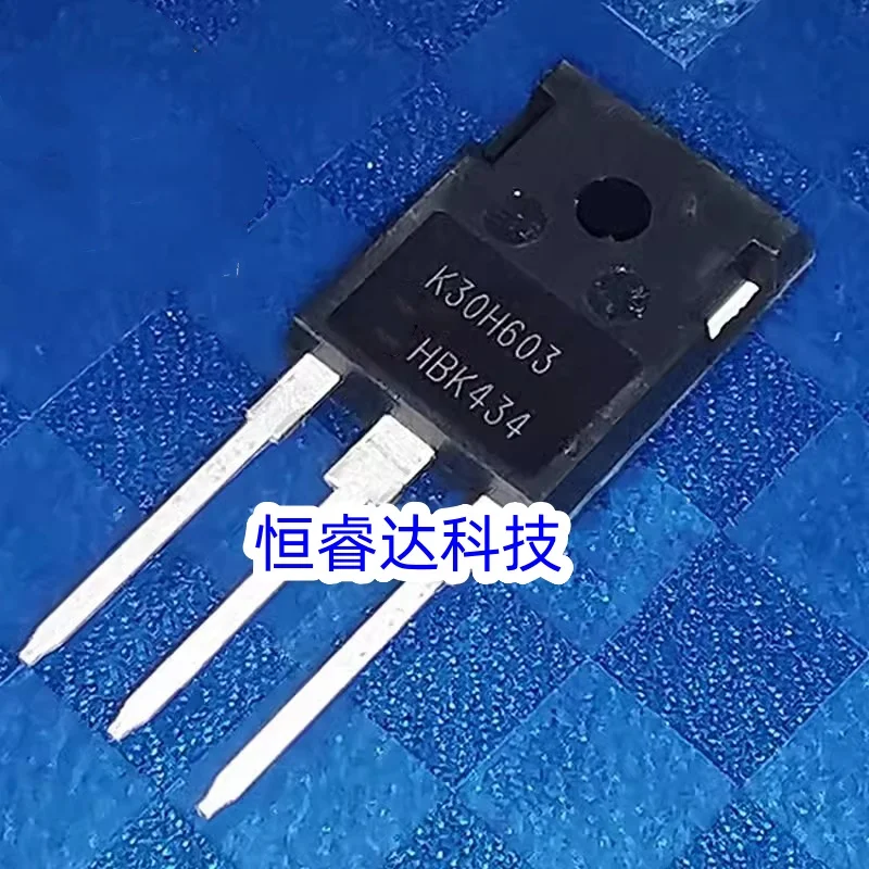 Lote de 5 unidades de transistores IGBT IKW30N60H3 TO-247 K20H603 K30H603 K40603 K50H603 K75H603, 600V 30A 187W, chip IC en stock, 100% probado