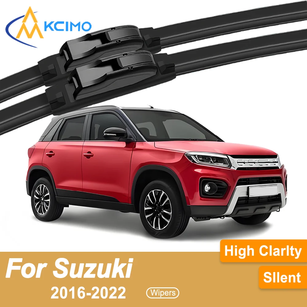 

Premium Rubber Durable Silent Windshield Wiper Blades 2pcs for Suzuki Brezza YF 2016-2022 Front Wiper Blades Set