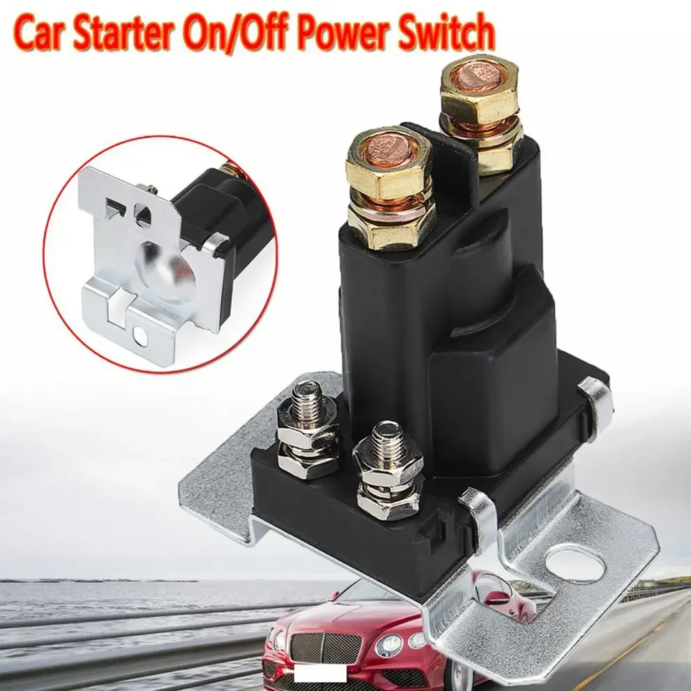 12V Starter Solenoid Relay Switch 4 Terminal for Husqvarna Craftsman Sears Roper AYP Toro 740207 109081X 145673 Lawn Mower