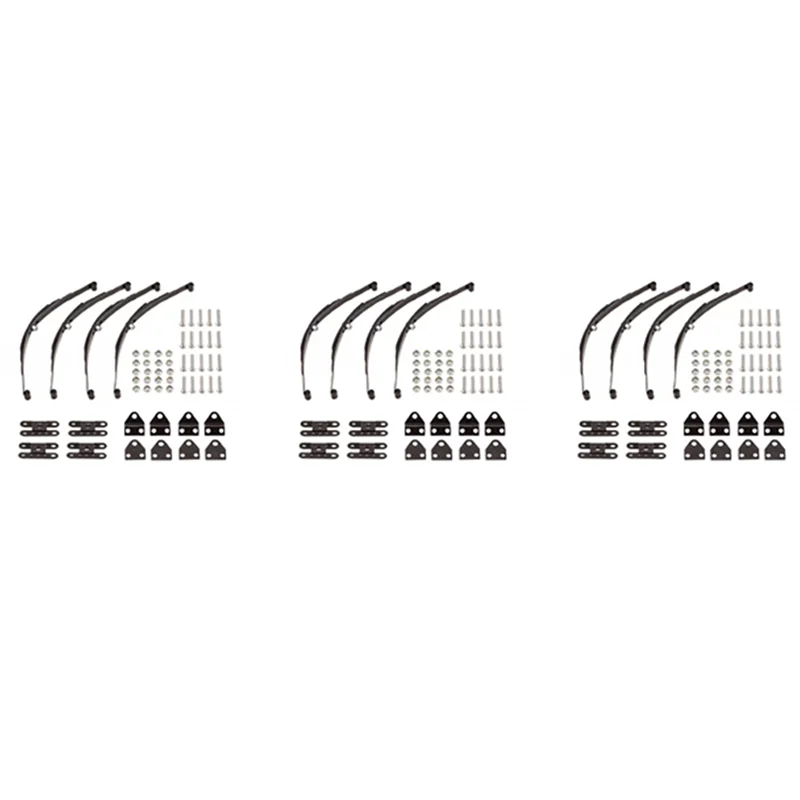 YSUN-12 Pz 1/10 Rock Crawler Molla a Foglia Dura Sospensione Barra in Acciaio Inossidabile per F350 D90 RC4WD Tamiya camion assiale