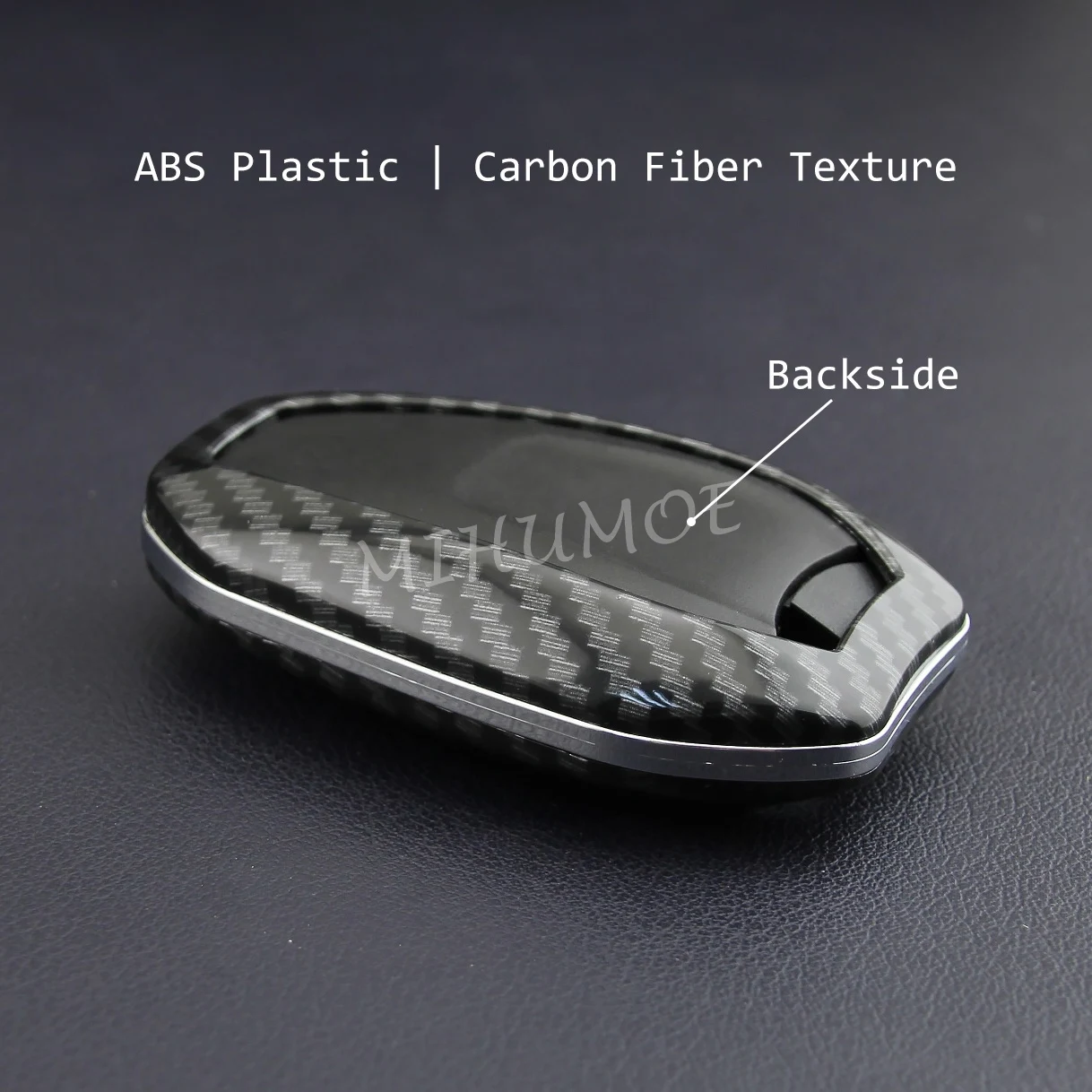 For Peugeot 208 508 2008 3008 5008 Citroen C3 C4 C5 DS 5 9 3 7 Crossback Carbon Fiber Car Smart Key Fob Cover Case Chain Ring