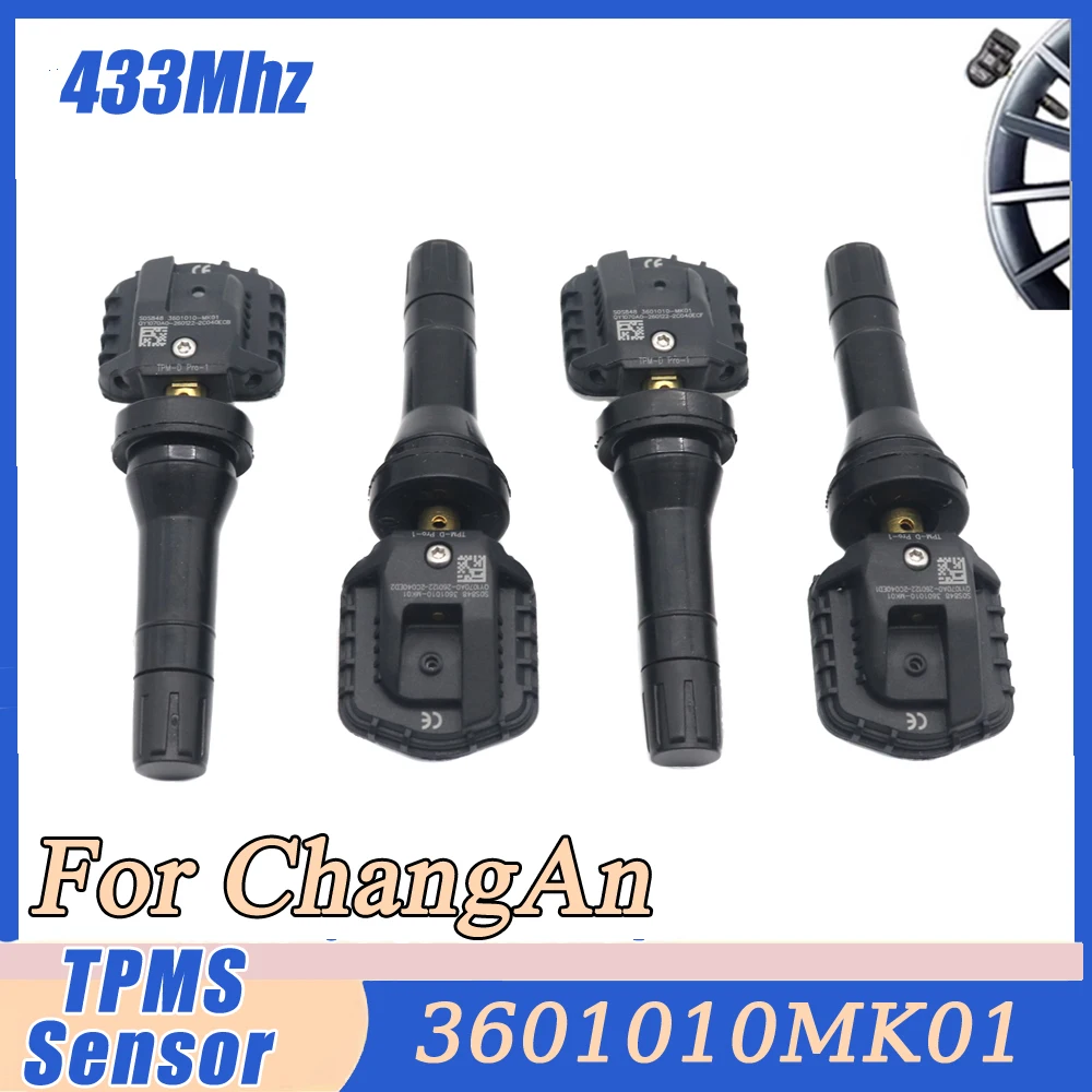 XUAN TPMS Tire Pressure Sensor Monitor Systems 3601010MK01 433MHz For ChangAn Raeton Oshan EADO CS95 CS85 CS55 3601010-MK01