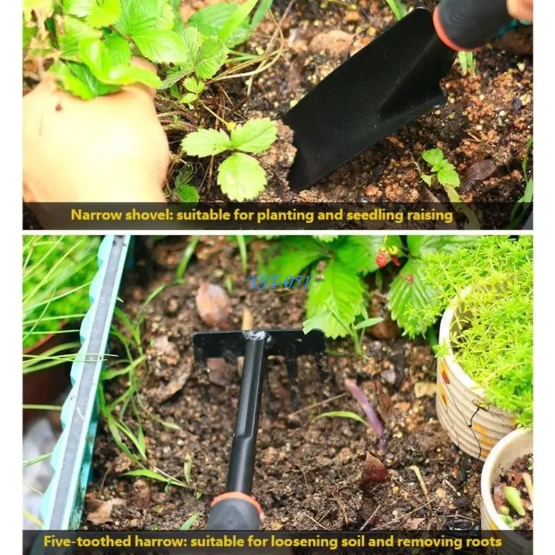 E15A Multifunctional Cultivator And Small Shovel Tool Suitable For Harvesting Home Garden Farming Beach Activities Family Use