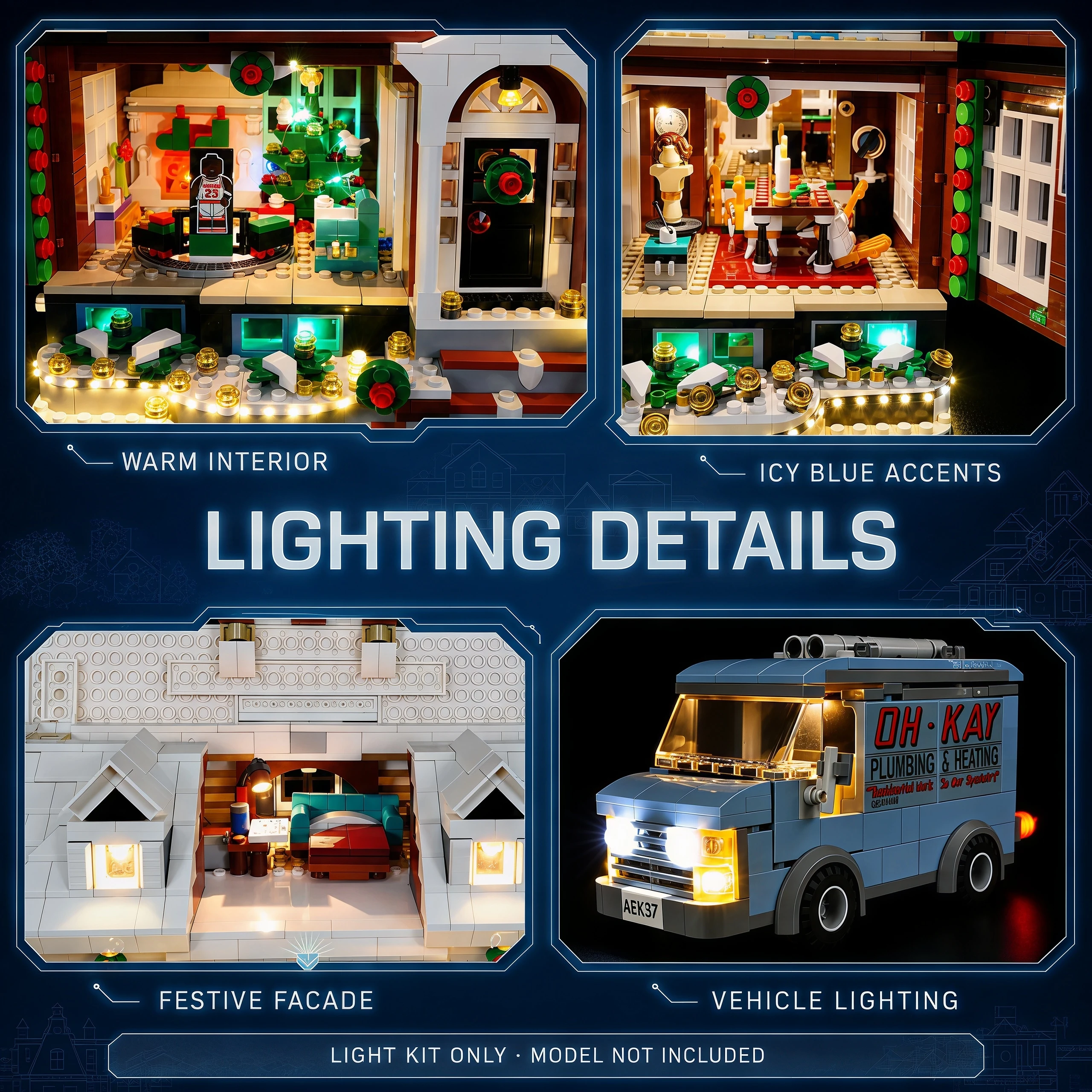 إضاءة LED من HPROSPER بجهد 5 ف - مراجعة Lighting Decor For House وسعره