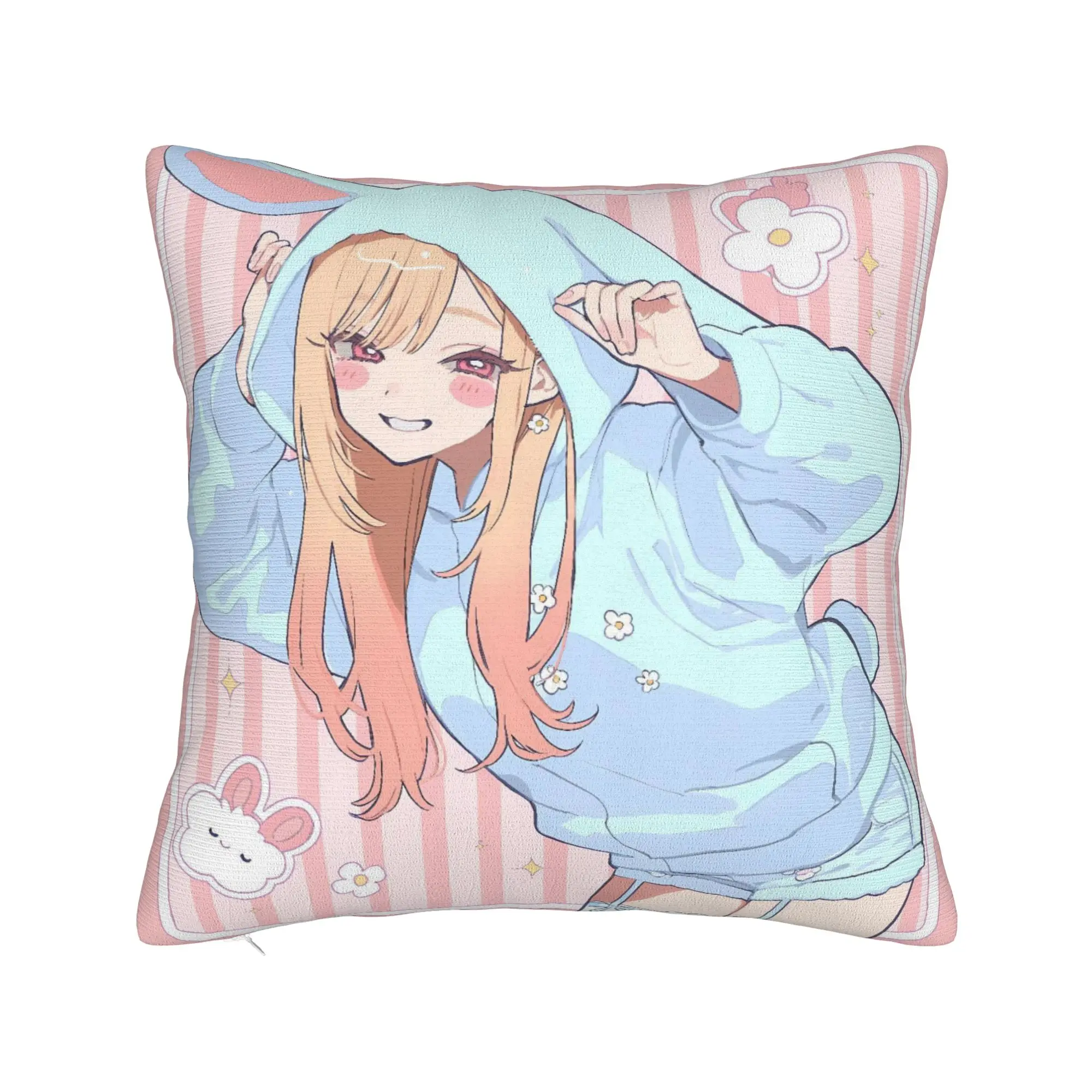 Pillow Case Marin Kitagawa Comfy  Pillow Cover For Living Room Sofa Morden Pillowcases