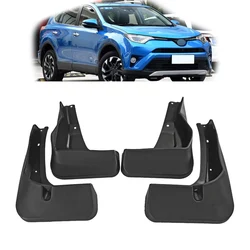 Car Mudflaps Mudguards Splash Mud Flaps Guards Front Rear 4Pcs For Toyota RAV4 2016 2017 2018 RAV 4 16 17 18