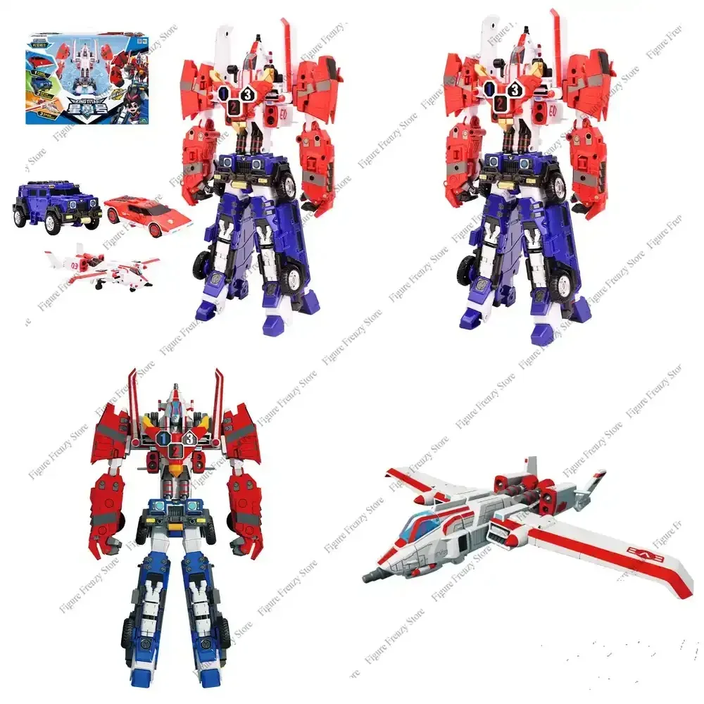 

Special Offer 3-in-1 Tobot Transformation Robot Toy Car Airplane for Korea Cartoon Brothers Anime Tobot Transforming Toys