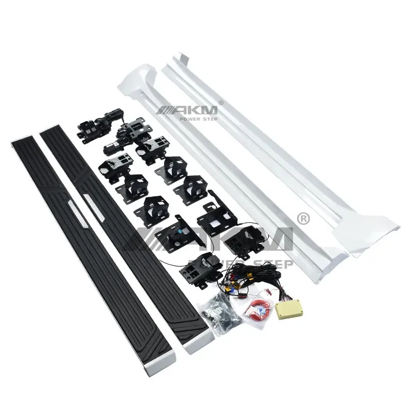 

LC300 Body Kit With Side Skirts Led Lights Power Running Boards Side Step for Land Cruiser 300 Threshold Board