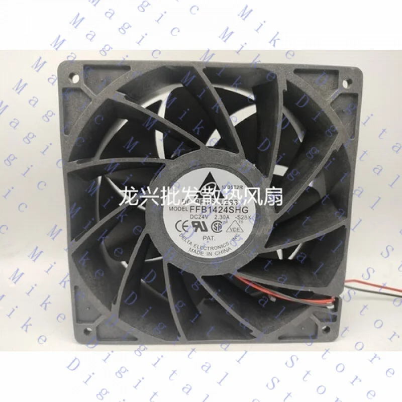 

H 1 PCS FOR Delta Fan FFB1424SHG DC 24V 2.30A 14050 14CM 2-wire fan Cooling fan