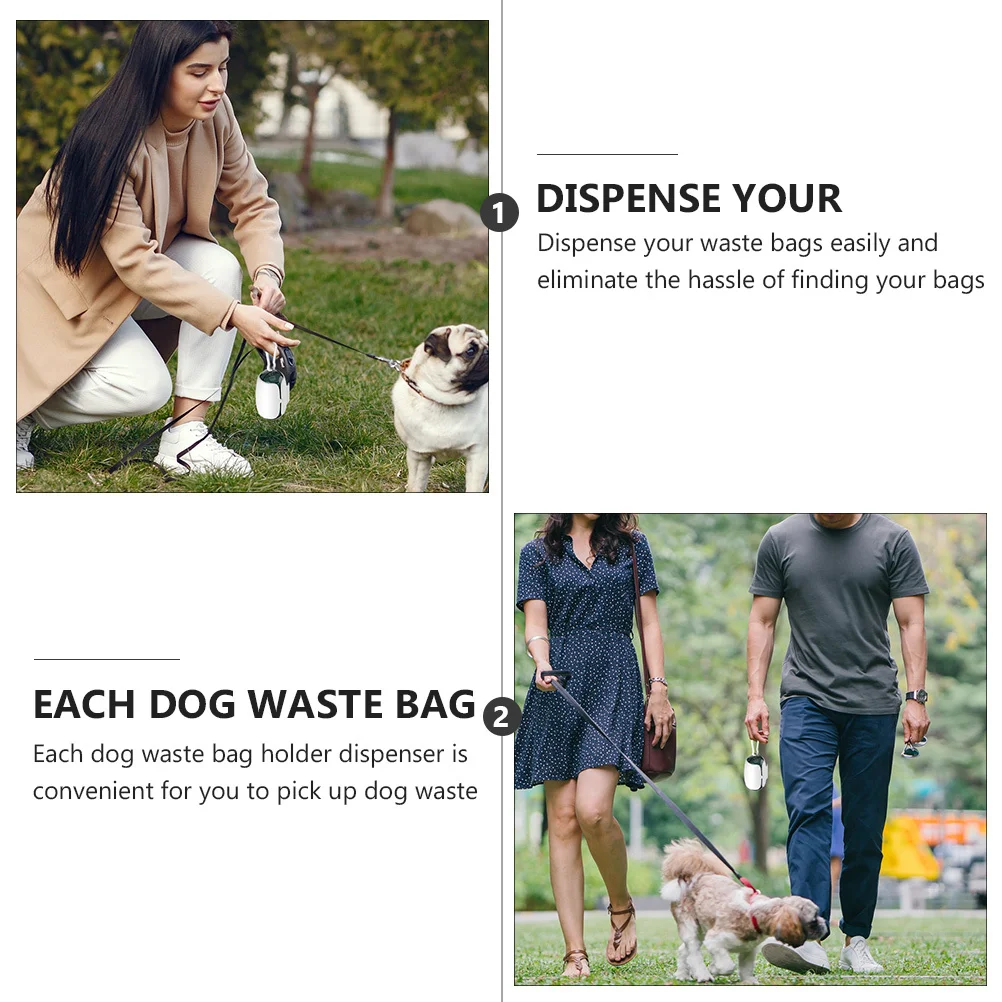 

Portable Dog Waste Bag Distributor Compact Holder Pouch for Hiking Travel Sturdy Fade Resistant Convenient Pickup Solution