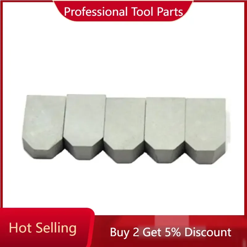 Cemented Rock Working Tool YG6 , Stone Cutting Welding Insert Brazed Tip, Yg6 Insert