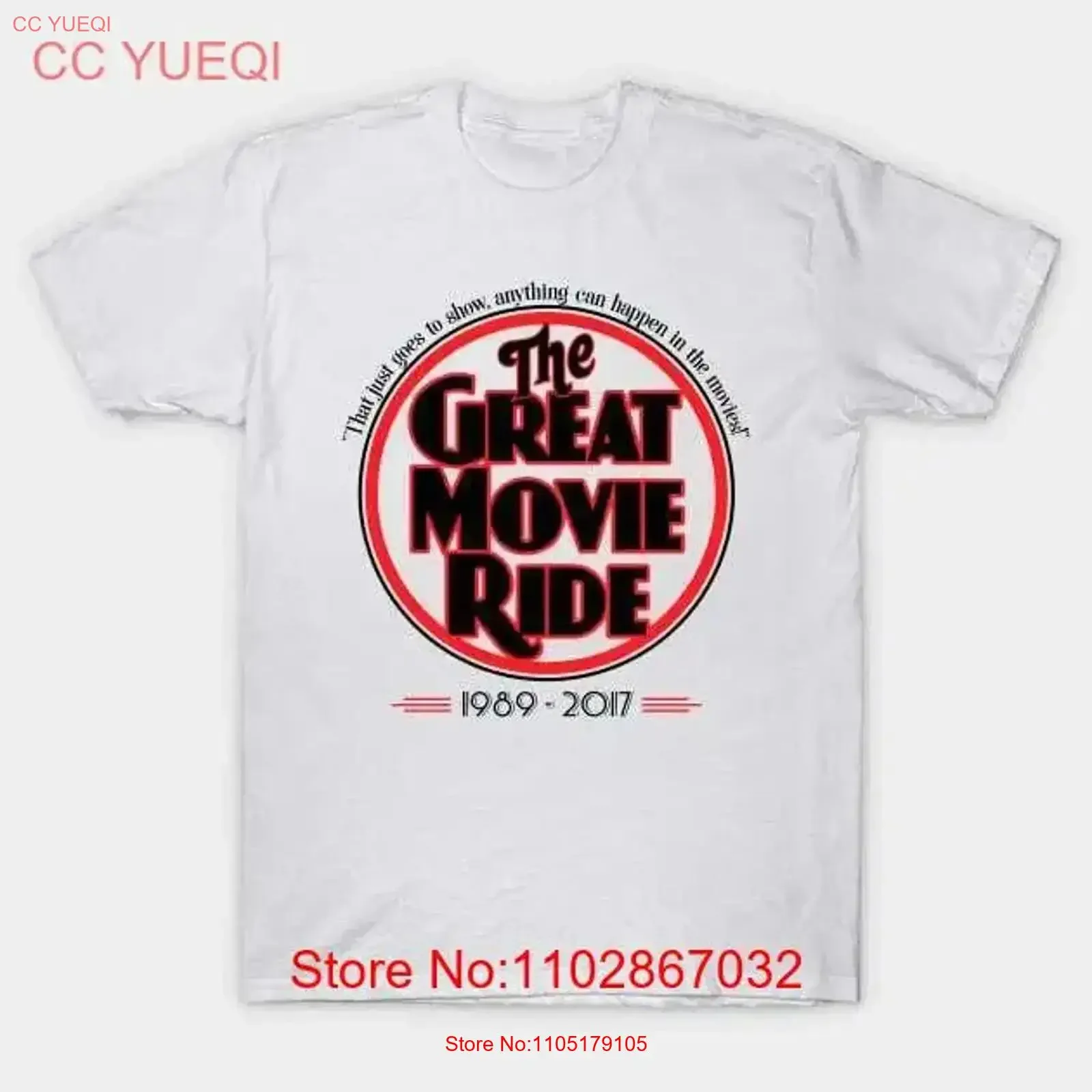 

Футболка The Great Movie Ride 1989 2017, сделано в Австралии, S 5XL, винтажная, универсальная, слегка мужская, повседневная, стильная, с графикой