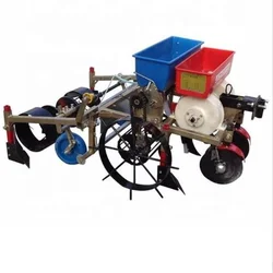 wholesale 7.5-11HP Four wheel/walking tractor suspension 2-row peanut seeder planter machine