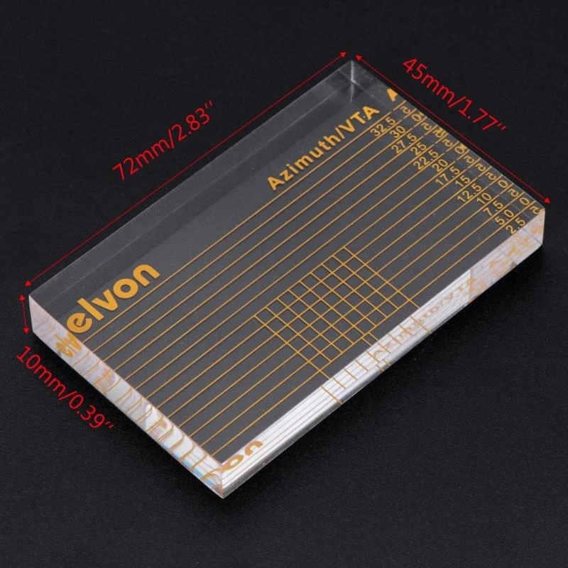 

F92C Easy to Use Vinyl Record Player Measuring Phono Tonearm Vta Cartridge Ruler