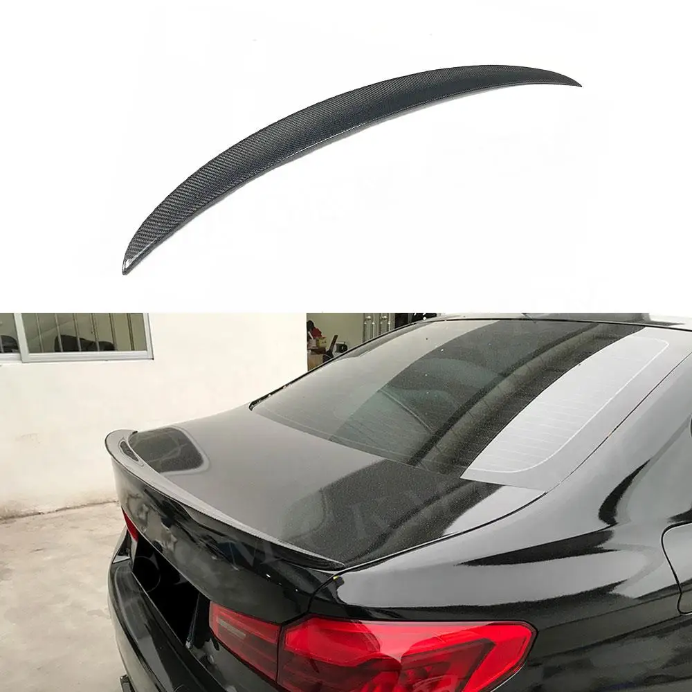 

CKMUUER Carbon Fiber Duckbill Rear Trunk Wing Spoiler P Style Spoiler for BMW 5 Series G30 F90 M5 530i 540i G31 Sedan 2017 -2019