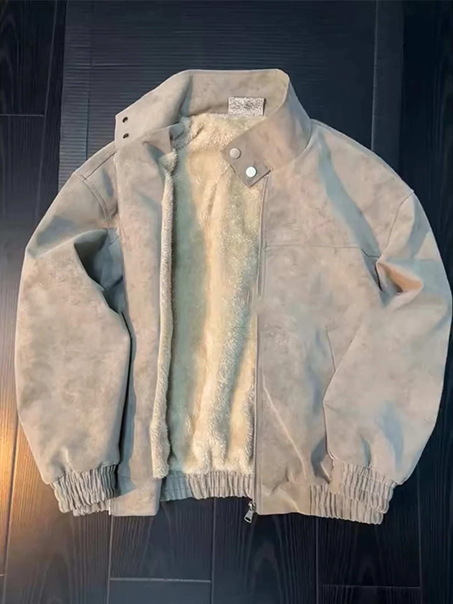 

Мужская зимняя куртка из американской окрашенной кожи с подкладкой, укороченная версия, куртка Harlington, хлопковая одежда