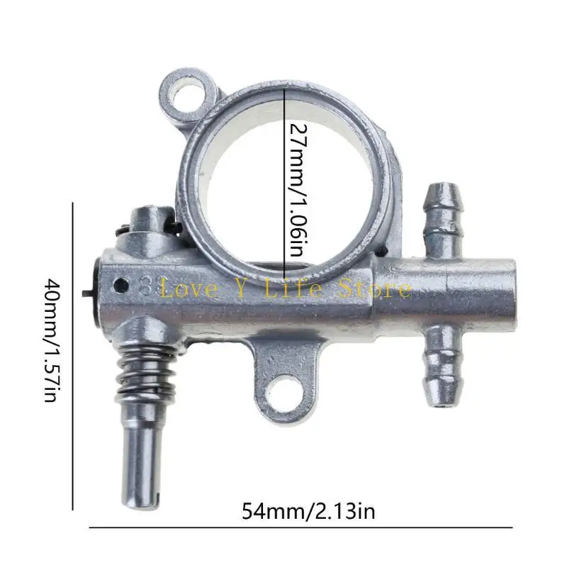 Pompa olio motoseghe L74C 2500/3800 Accessori per ingranaggi per vermi a motosega olio 25cc/38cc