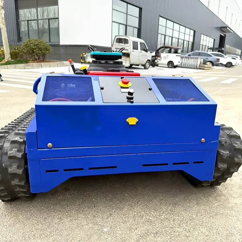 Robot cortacésped con Control remoto de alta potencia, todo terreno, personalizado, 800mm, alta calidad, estándar de emisión Euro 5