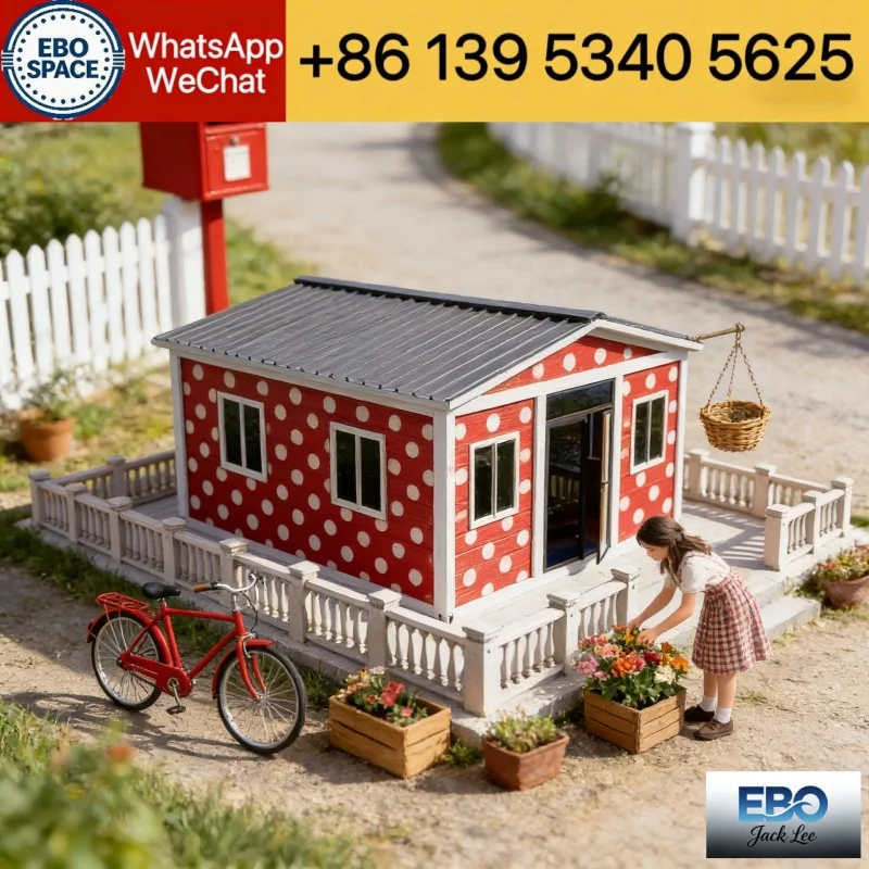 Expandable Container Tiny House 20ft 30ft 40ft China Factory Prefab Modular Garden Studio CE