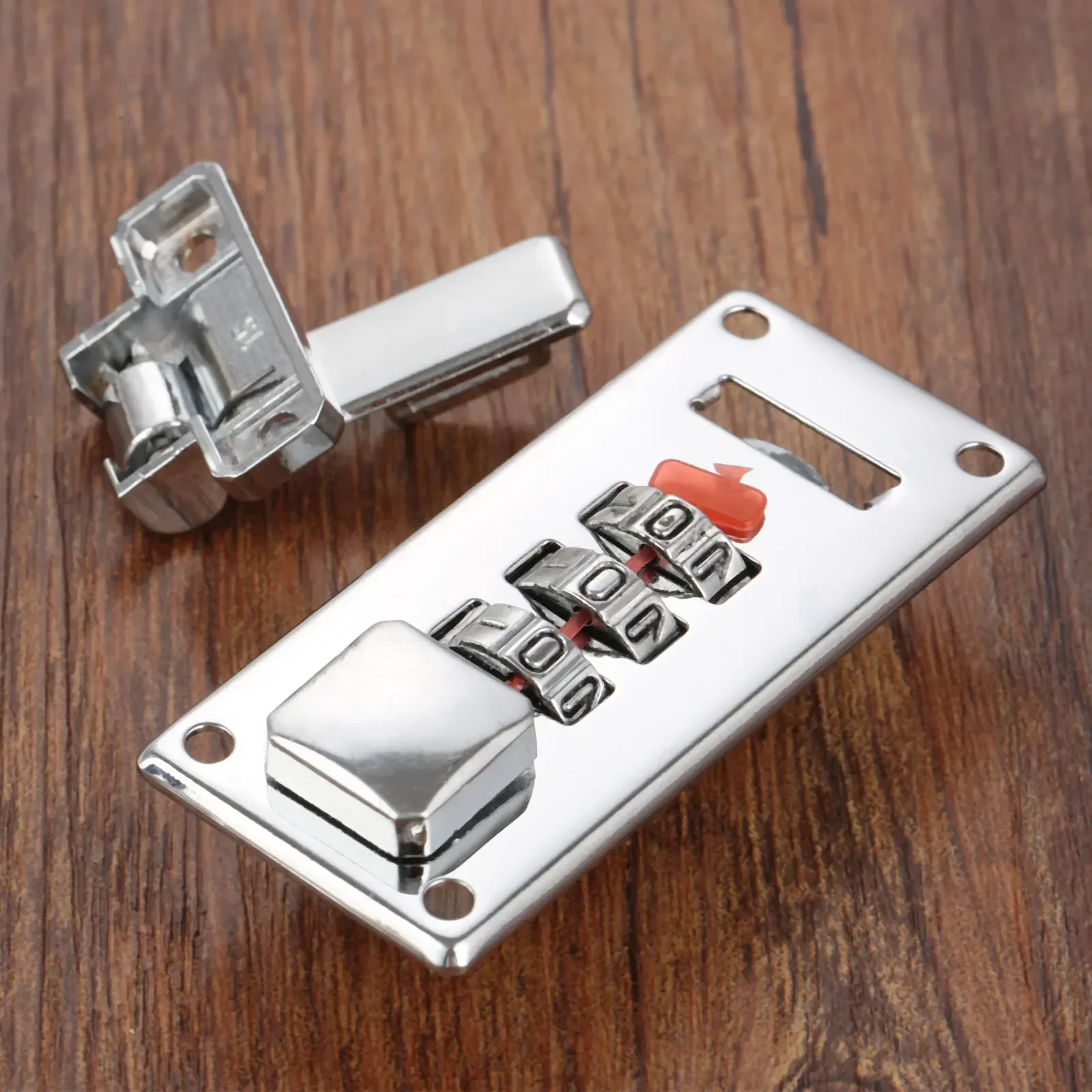 65*29mm Password Lock Latch Vintage Jewelry Wooden Box Fixed Lock Luggage Suitcase Coded Locks Furniture Hardware With Screws