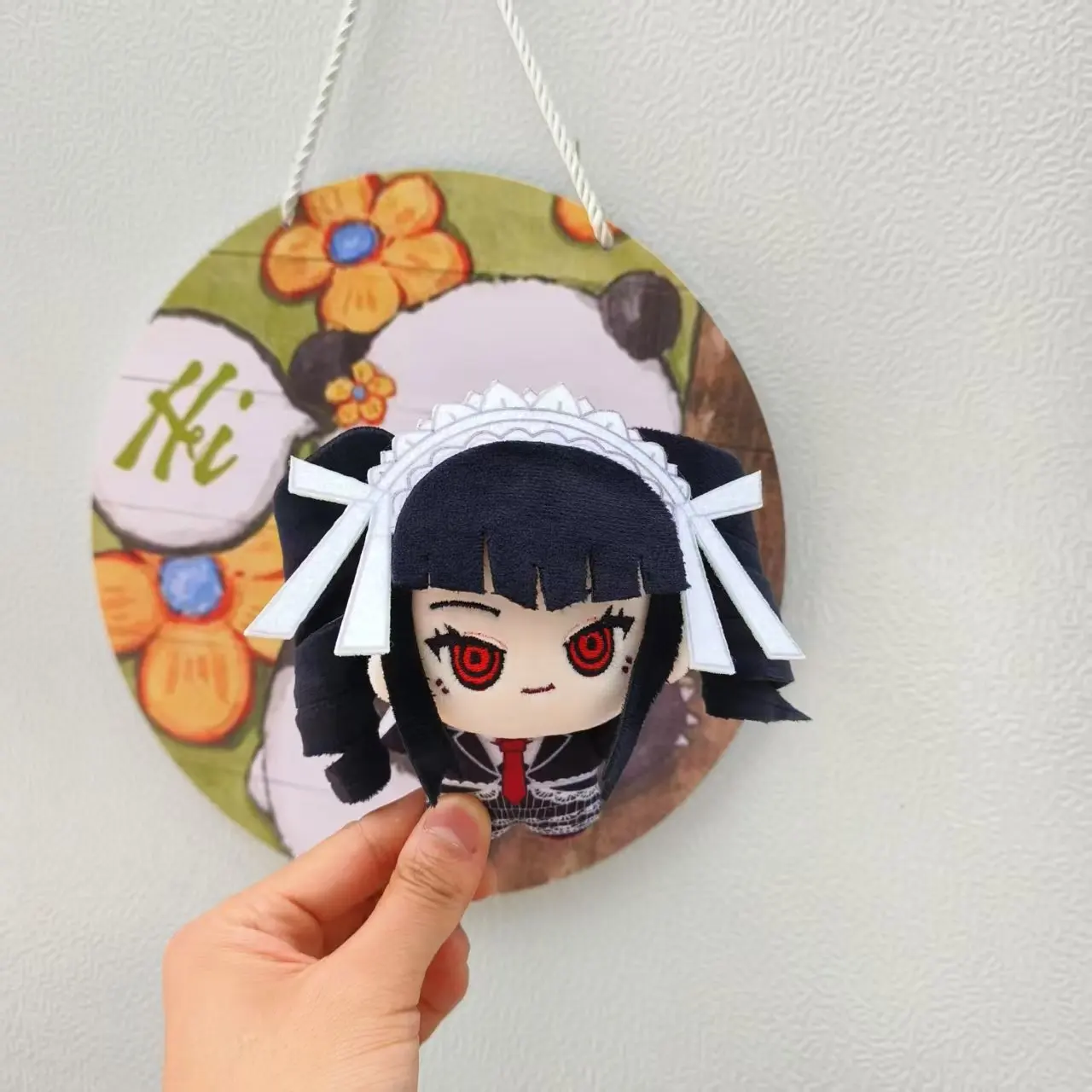 10cm Celestia Ludenberg Plushie Doll Anime yasuhiro taeko Cosplay Cotton Plush Doll Toys Pendants Keychain Birthday Xmas Gift